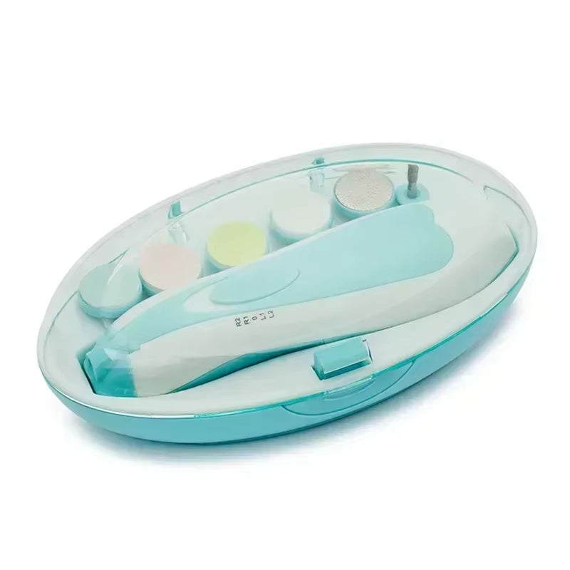 Multifunctional Electric Baby Nail Trimmer Baby Nail File Clippers Toes Fingernail Cutter Trimmer Manicure Tool Set Baby Care